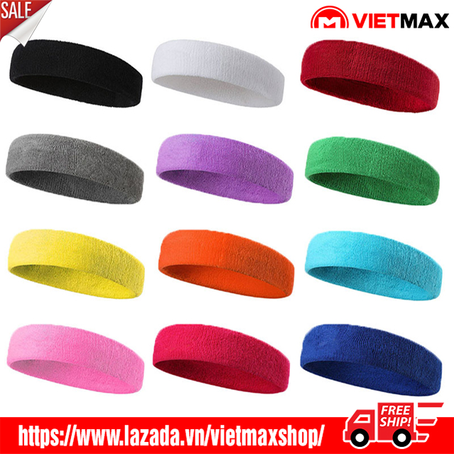 Băng Đô Mềm Mịn Co Giãn Headband Thể Thao Phong Cách Hàn Quốc Mang Đến Sự Cá Tính, Năng Động, Trẻ Trung Cho Giới Trẻ