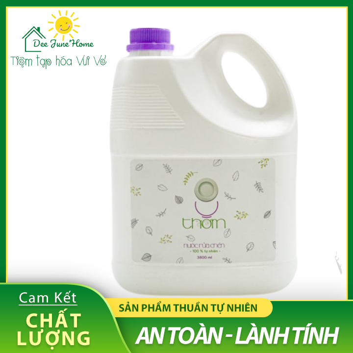 Nước rửa chén 8 thơm- can 3,8 l- htx sinh dược deejune'home