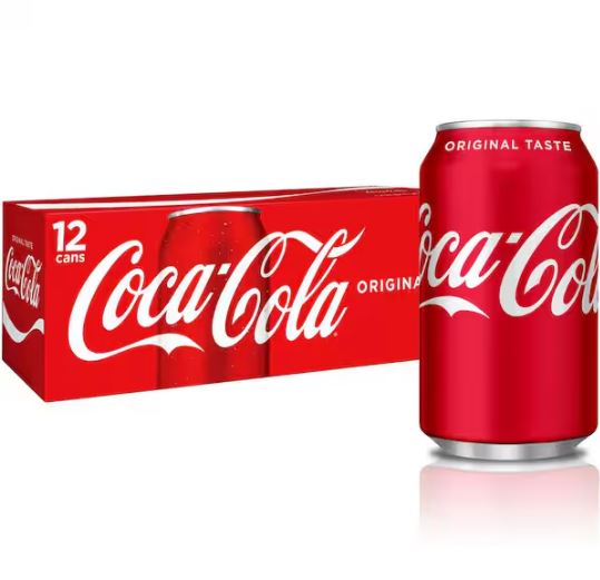 Date 06/26  Thùng 12 Lon Coca Nguyên Bản Original Taste Mỹ 355ml x 12