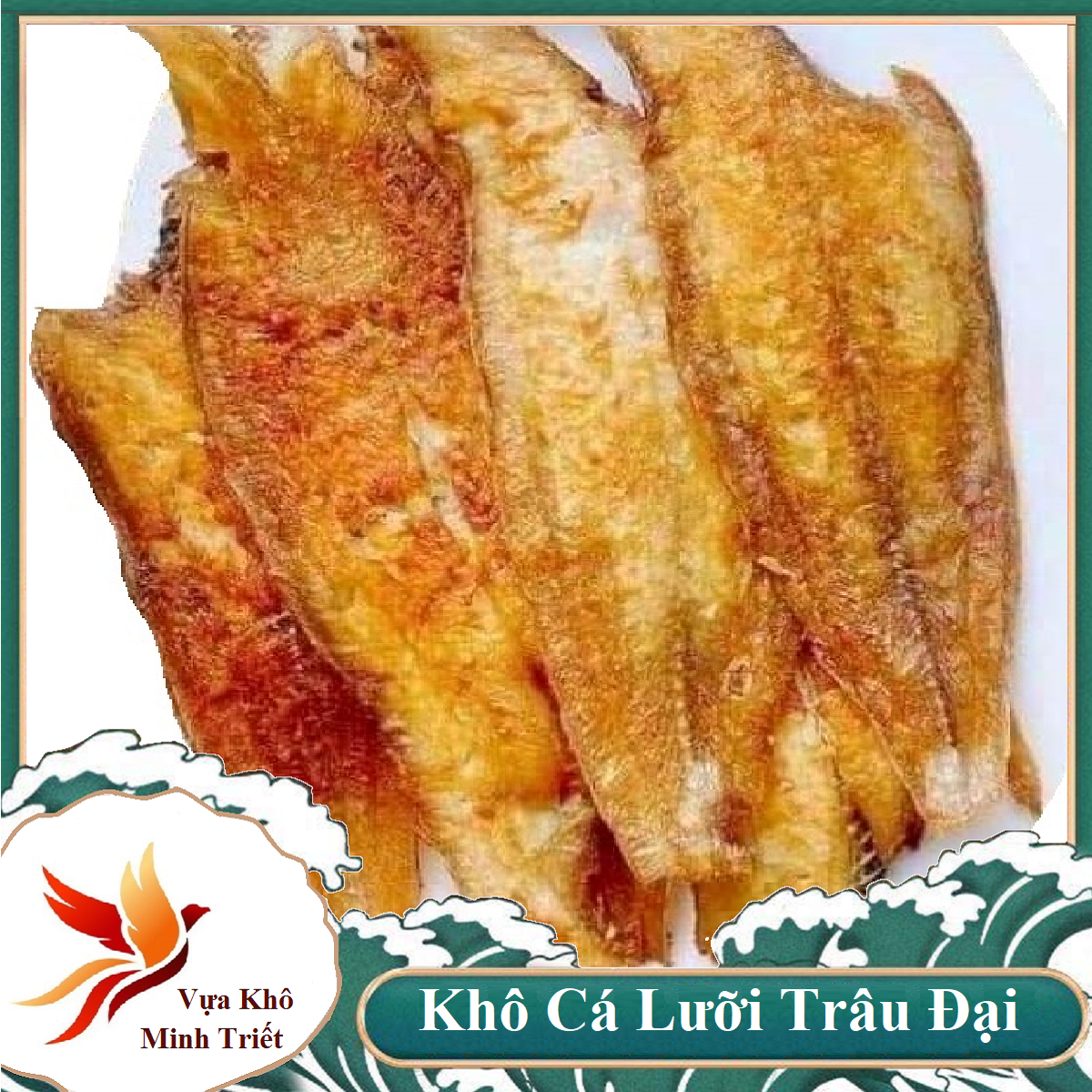 Khô Cá Lưỡi Trâu Siêu Lớn - có thể chiên vừa chín, ăn kèm với rau thơm, ngon. - Đặc Sản Minh Triết