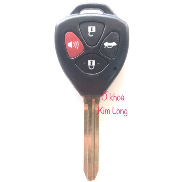 Vỏ chìa khoá xe toyota camry 4 nút