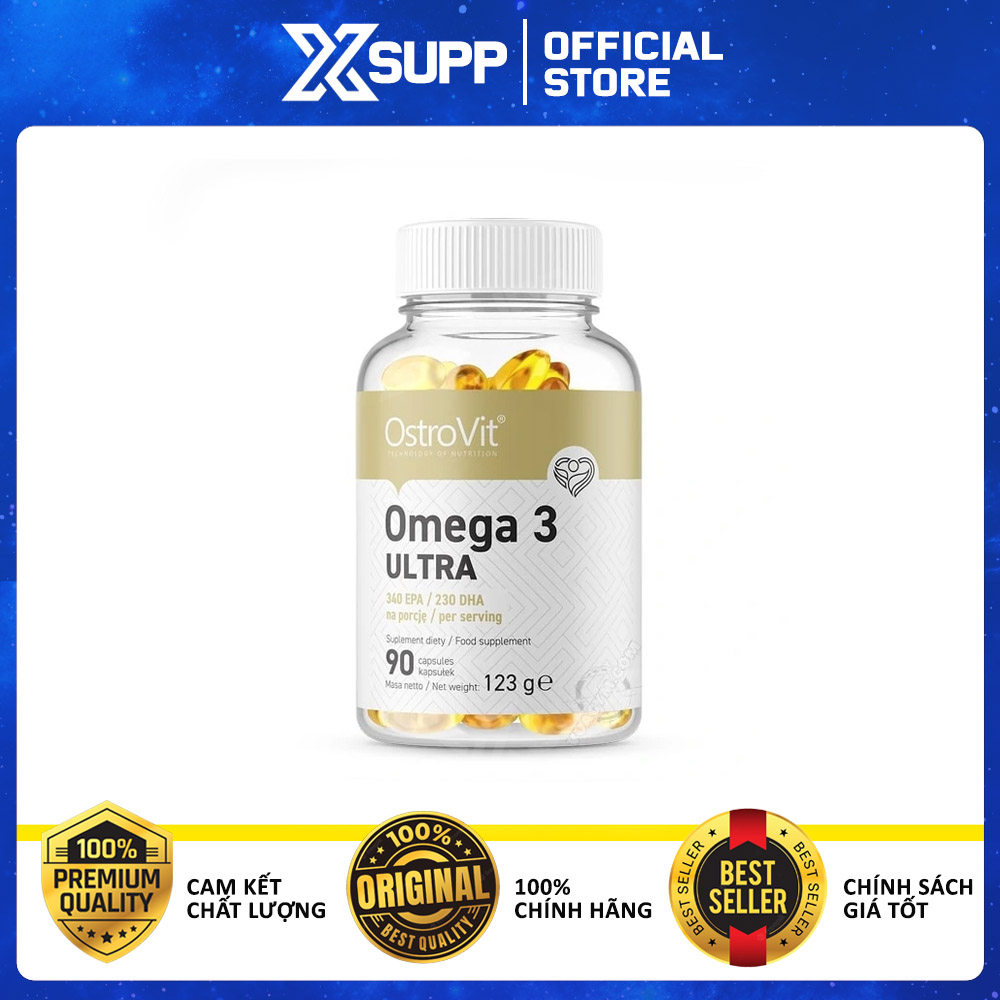 Ostrovit omega3 ultra - dầu cá hàm lượng cao 340/220 mg epa/dha