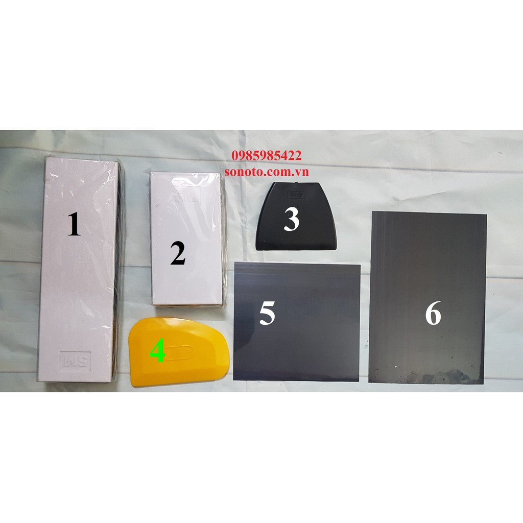 Bộ dao bả trét matit 6 món hàng y hình, dao trét matit các loại, dao bả vàng, kẹp nhám xả matit shop sonquangphu422