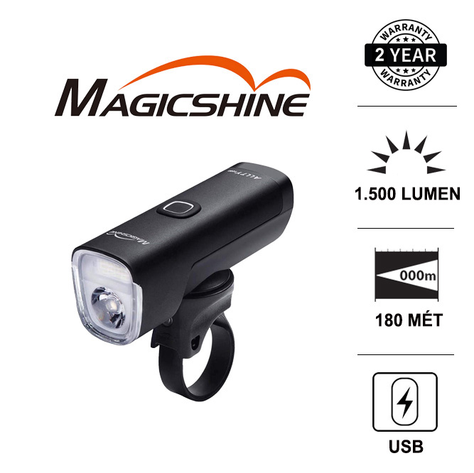 Đèn xe đạp MAGICSHINE ALLTY 1500 độ sáng 1500 Lumen chiếu xa 180m pin sạc