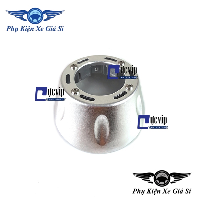 Chụp đích pô nhôm cnc vario/click 2015 - 2017 ms1375 bạc