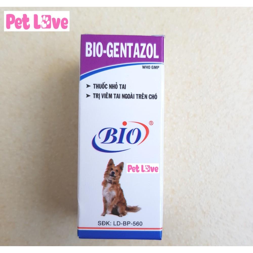 BIO GENTAZOL NHỎ TAI CHÓ CHỐNG VIÊM NHIỄM