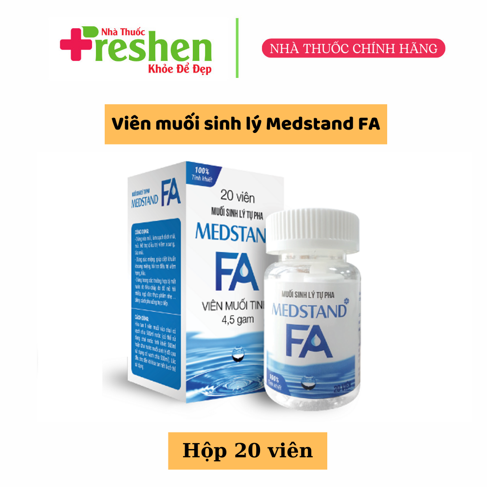 Viên muối sinh lý tự pha medstand fa 46g