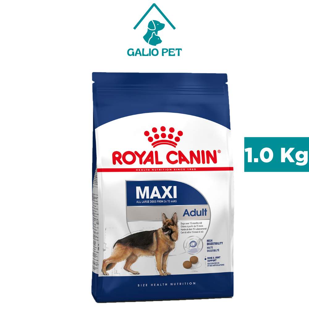 Thức ăn hạt cho chó royal canin maxi adult, túi 1kg