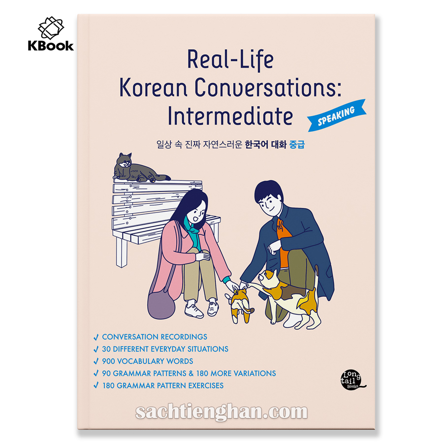 Real life Korean Conversations Intermediate Bản màu đẹp