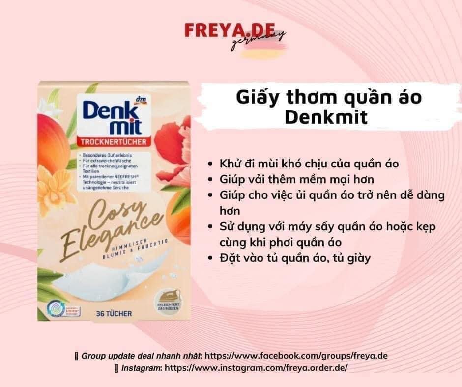 Giấy thơm quần áo denk mit