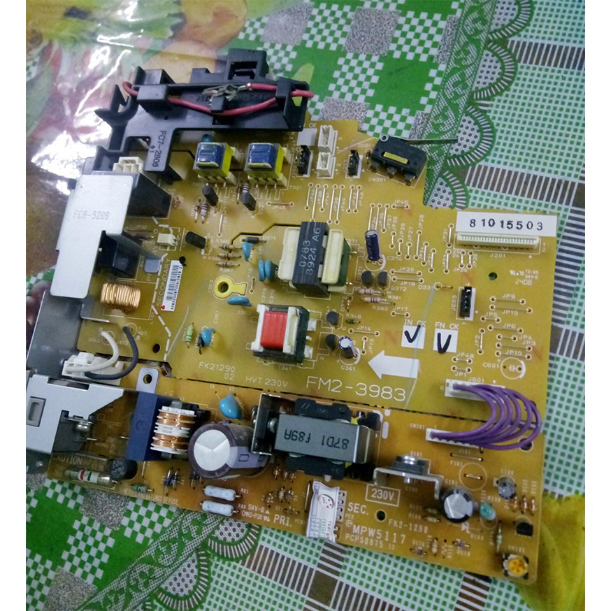 Board nguồn máy in laser, sử dụng cho canon 2900 3000 hp 1020 1018, hàng tháo máy tương thích