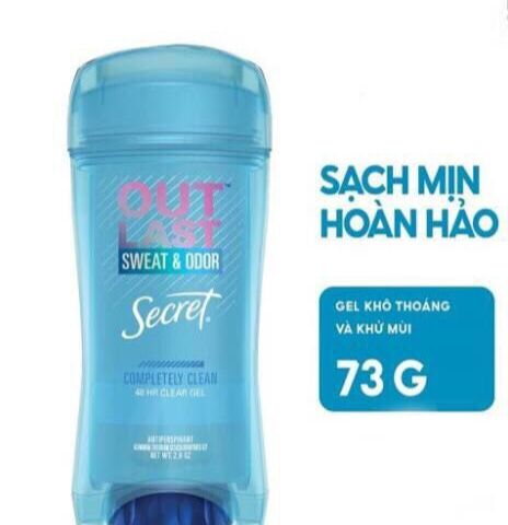 Lăn khử mùi dạng gel Sec.ret Out.last dành cho nữ Mỹ mỗi lăn 73gr