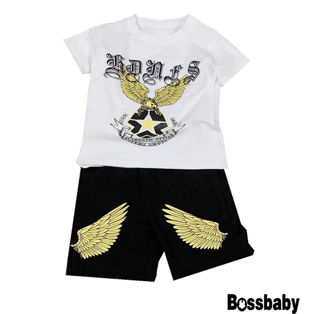 Bộ đồ bé trai hình in đại bàn áo ,quần cánh đại bàng săc nét Chăm sóc cho bé từ 6kg-26kg.DBBT36.