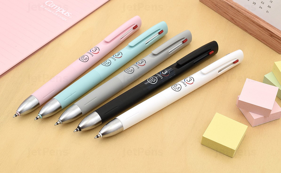 Bút nhiều ngòi Zebra bLen 3C gồm 3 màu mực 0.7mm B3A88