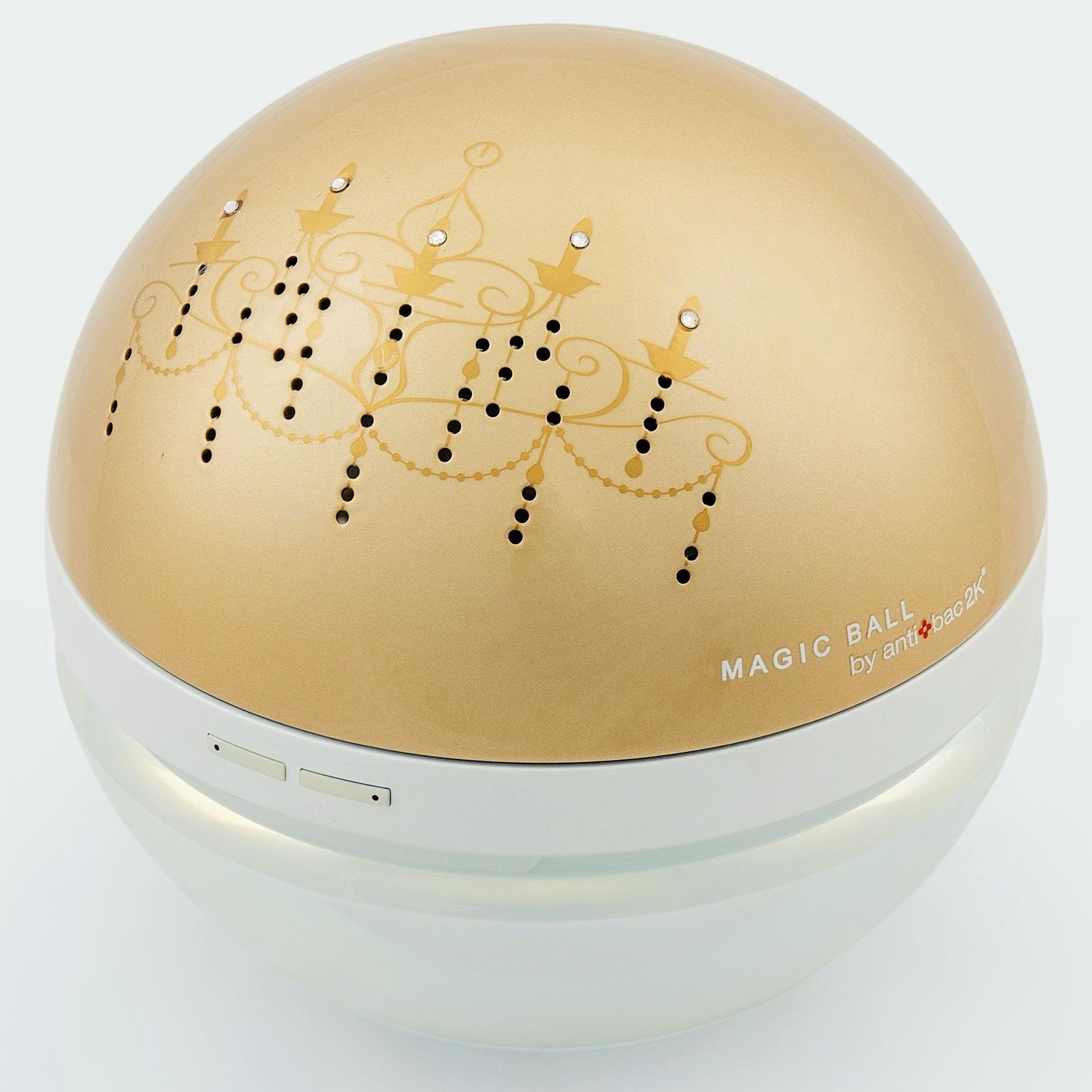 Máy lọc không khí khử mùi kháng khuẩn lọc bụi PM2.5 Magic Ball Chandelier Antibac2K Gold