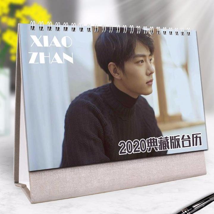 (Lịch 2021-2022) Lịch Tiêu Chiến Trần Tình Lệnh - Ma Đạo Tổ Sư in ảnh idols lịch để bàn Vương Nhất Bác Lam Vong Cơ Ngụy Vô Tiện