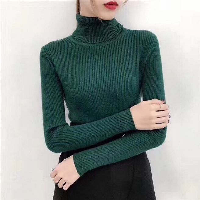 Áo len cổ lọ tay dài cao cấp