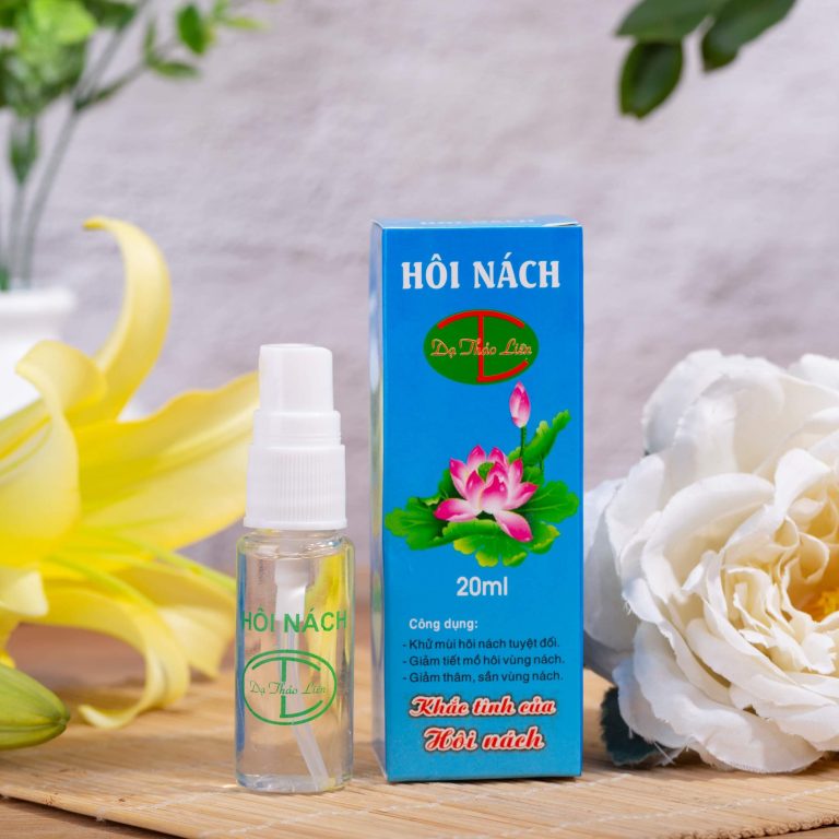 Xịt hôi nách Dạ Thảo Liên khử mùi hôi nách, hết thâm nách, hết ố vàng áo dạng xịt tiện dụng DTL.