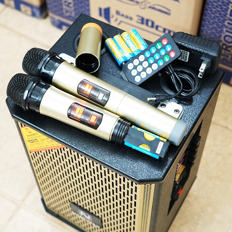 Loa bluetooth karaoke tặng kèm mic hát loa bluetooth hát karaoke mini giá rẻ loa bluetooth hát karaoke bass mạnh hát cực hay nghe nhạc cực đã bảo hành 1 năm, đổi trả 7 ngày