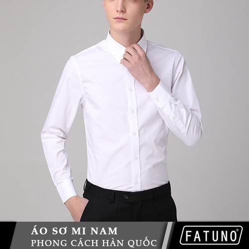 Áo sơ mi nam trắng học sinh cấp 3