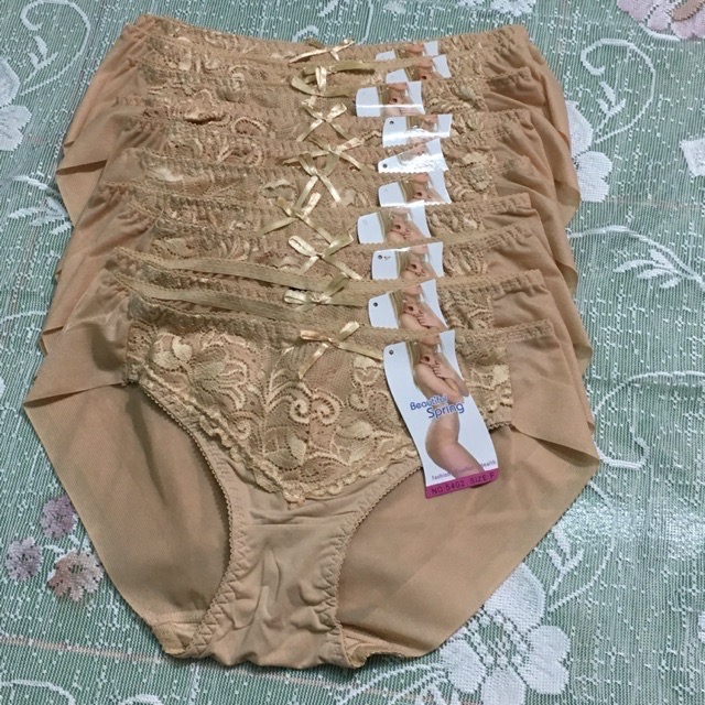 Set 10 Quần lót nữ phối ren không viền mông, quần chíp nữ 5402 hàng loại 1