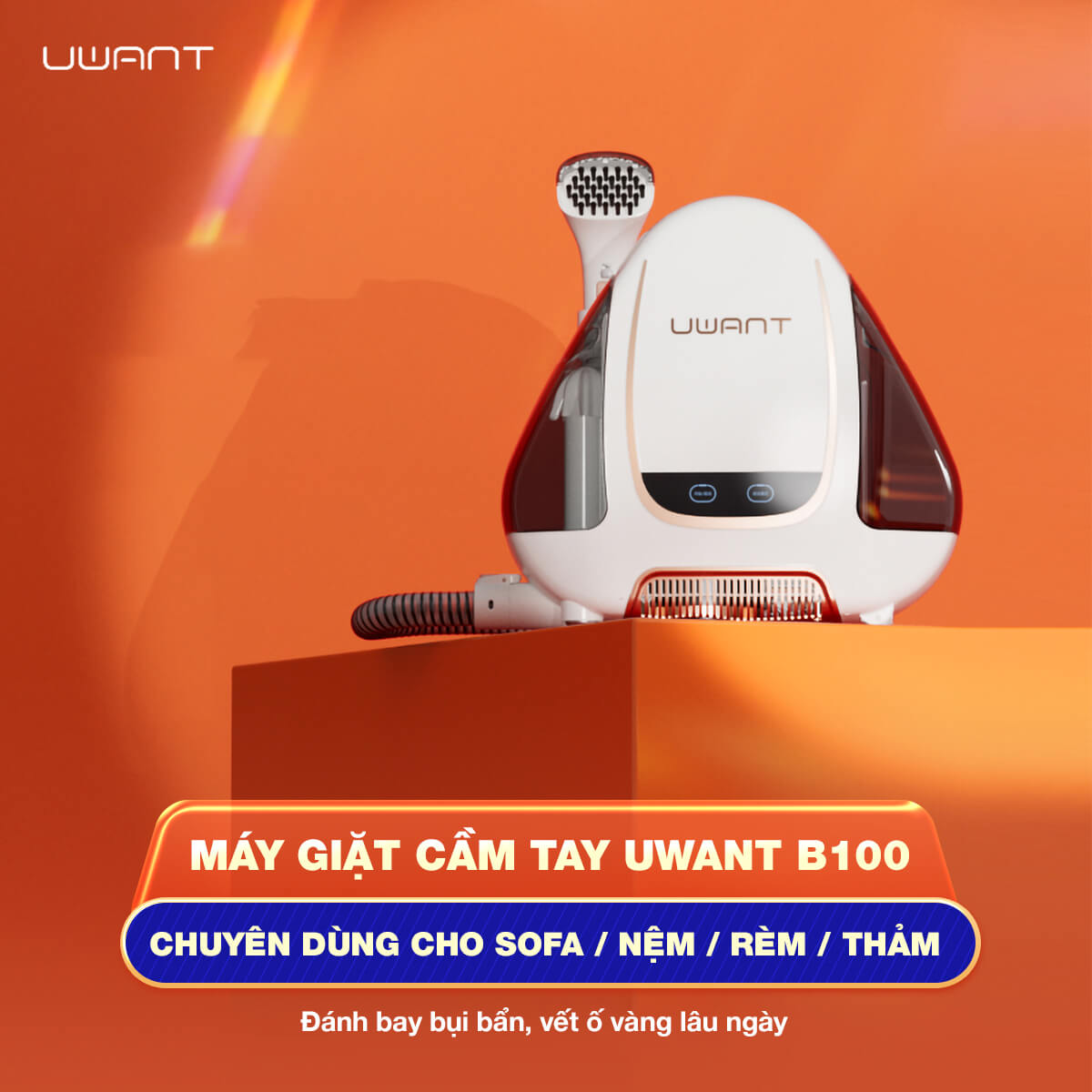 Máy giặt Sofa - Giường - Nệm - Thảm - Máy Hút Giặt Sấy cầm tay UWANT B100