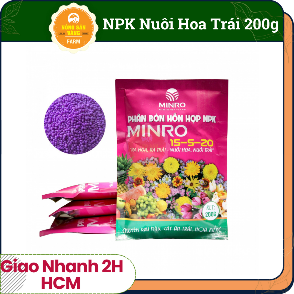 Phân bón npk hỗ trợ ra hoa, ra trái, nuôi hoa, nuôi trái lavamix - nông sản vàng