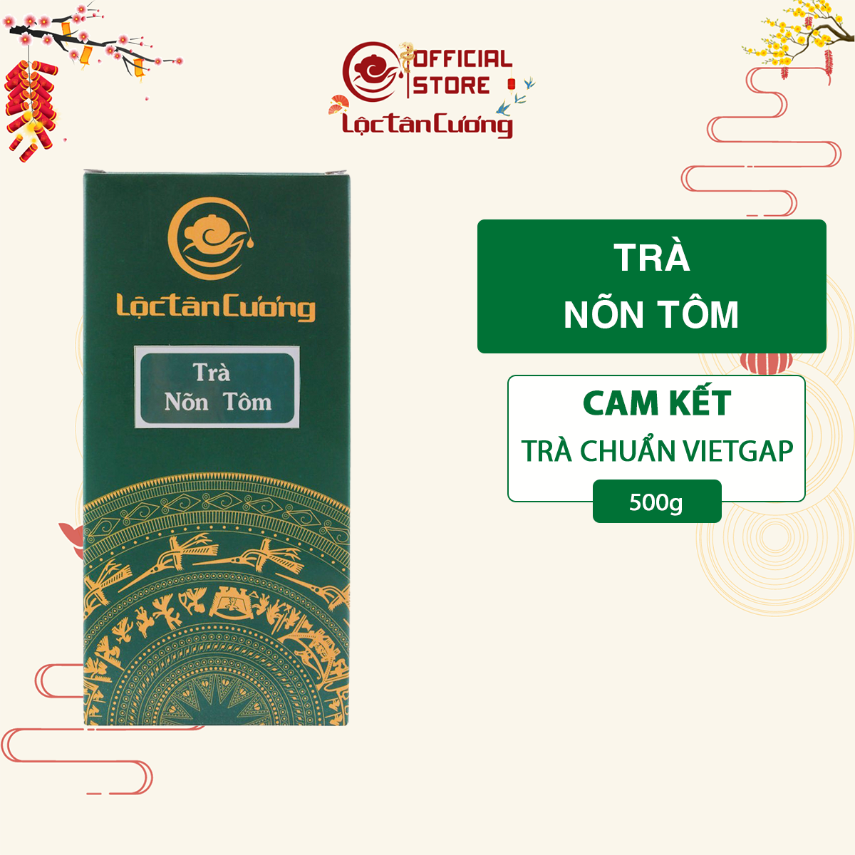 Trà thái nguyên nõn tôm 500g - lộc tân cương