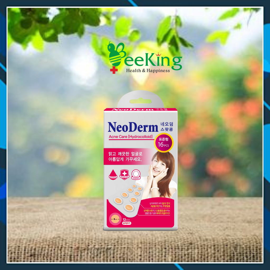 Miếng dán mụn NEODERM ULTRA THIN SPORT 16M - Hàn Quốc - BeeKing Company