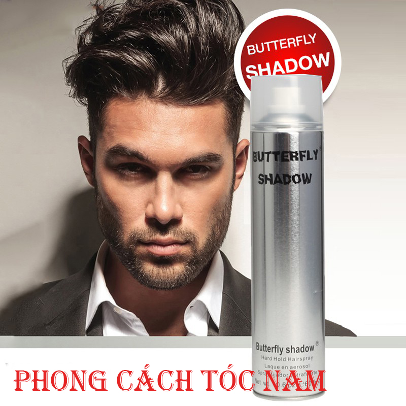 Gôm butter fly shadow, gôm xịt tóc cho cả nam và nữ butterfly shadow mẫu 00006