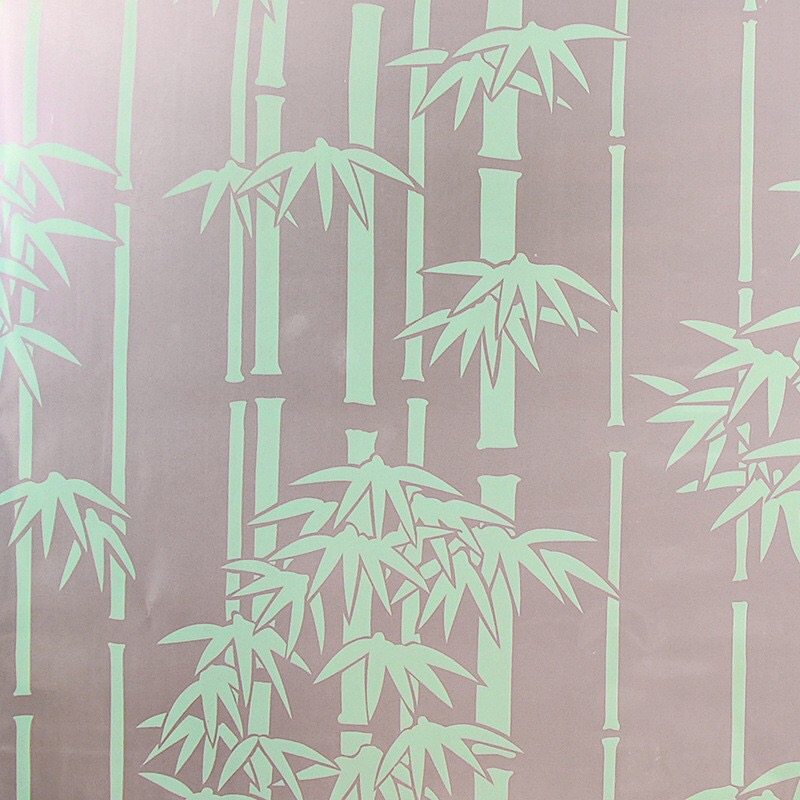 5 mét decal dán kính mờ khổ 45cm rộng có keo - trúc xanh lợt pk028