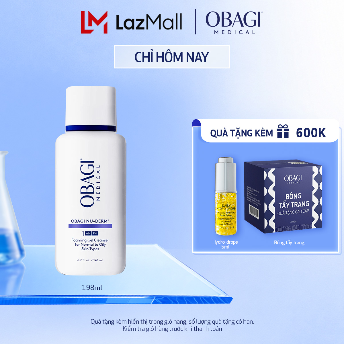 Sữa Rửa Mặt Tạo Bọt Obagi Medical Foaming Gel (200ml)