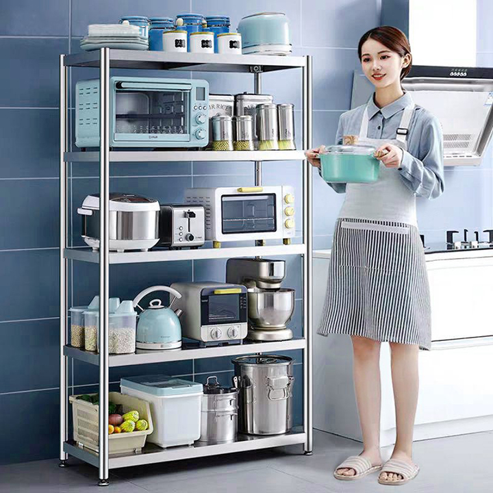 Kệ Để Đồ Nhà Bếp INOX304 Kệ Để Nồi Cơm Điện, Lò Vi Sóng, Lò Nướng, Gia Vị, Đồ Vật Gia Đình Đa Năng