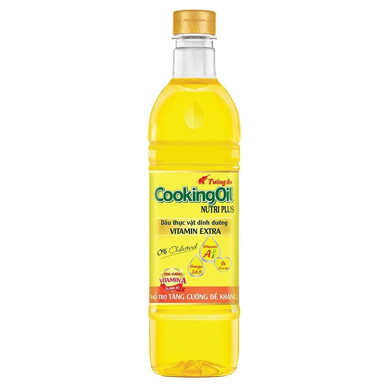 Dầu ăn Tường An Cooking Oil Nutri Plus chai 1L
