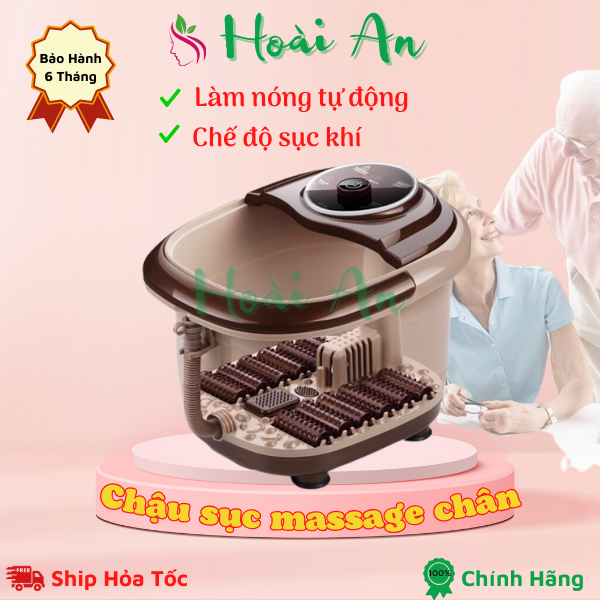 [Có sục khí] Bồn ngâm chân hồng ngoại tự làm nóng nước | Chậu ngâm chân massage có sục khí