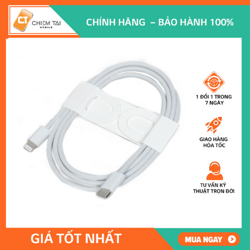 Cáp Type-C to Lightning bọc dù iMac M1 chính hãng