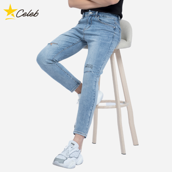 CELEB Quần Jean Nam Rách Gối Kiểu Mới Cao Cấp ( BST 2021)