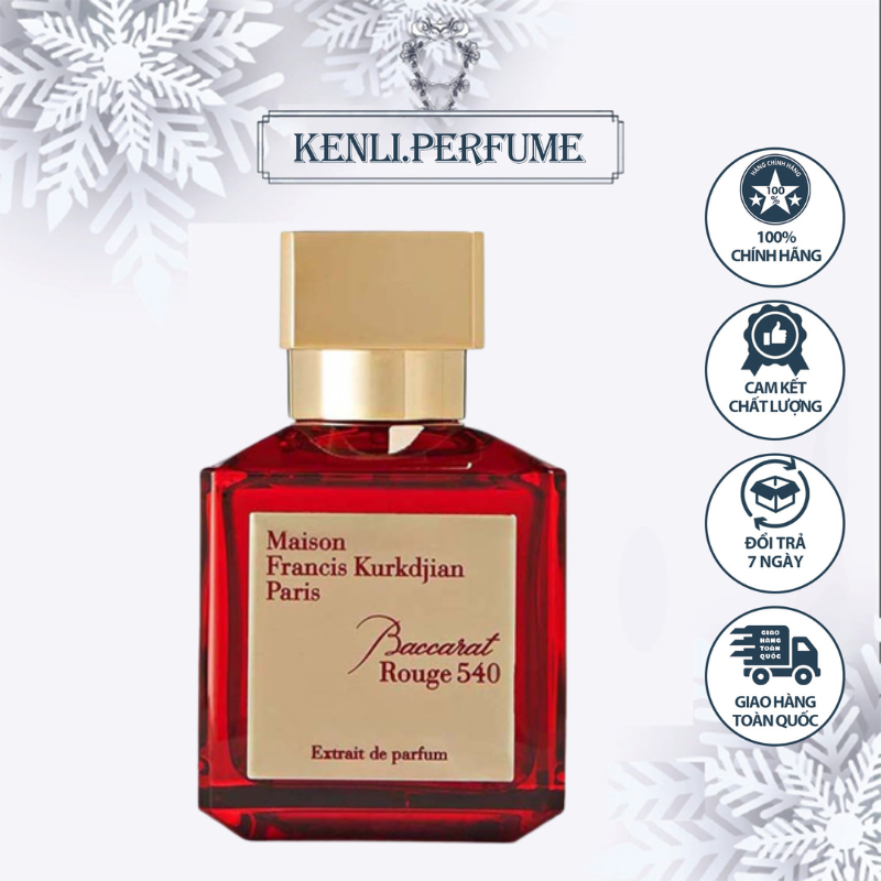 Nước hoa nữ m.f.k baccarat rouge 540 edp 5ml – 10ml phong cách sang trọng, tinh tế, cuốn hút