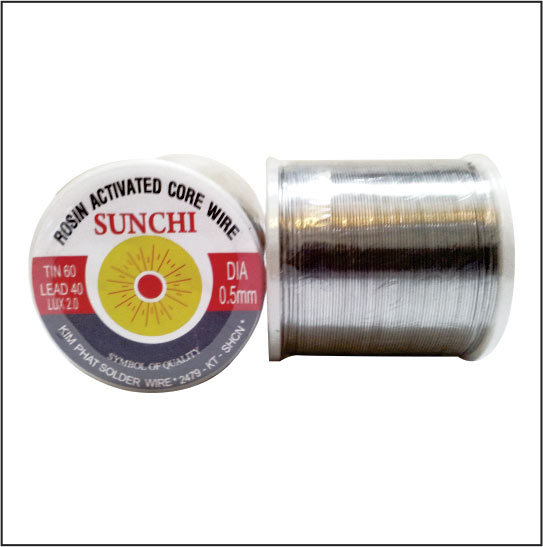 Chì hàn cuộn trắng lớn Sunchi 0.5mm
