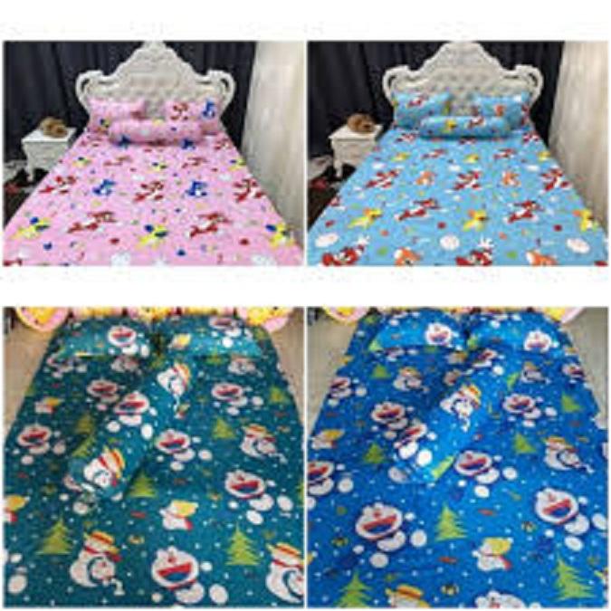 Ga bọc nệm thun lạnh 1m4*2m*10cm mềm mịn (giao màu ngẫu nhiên)