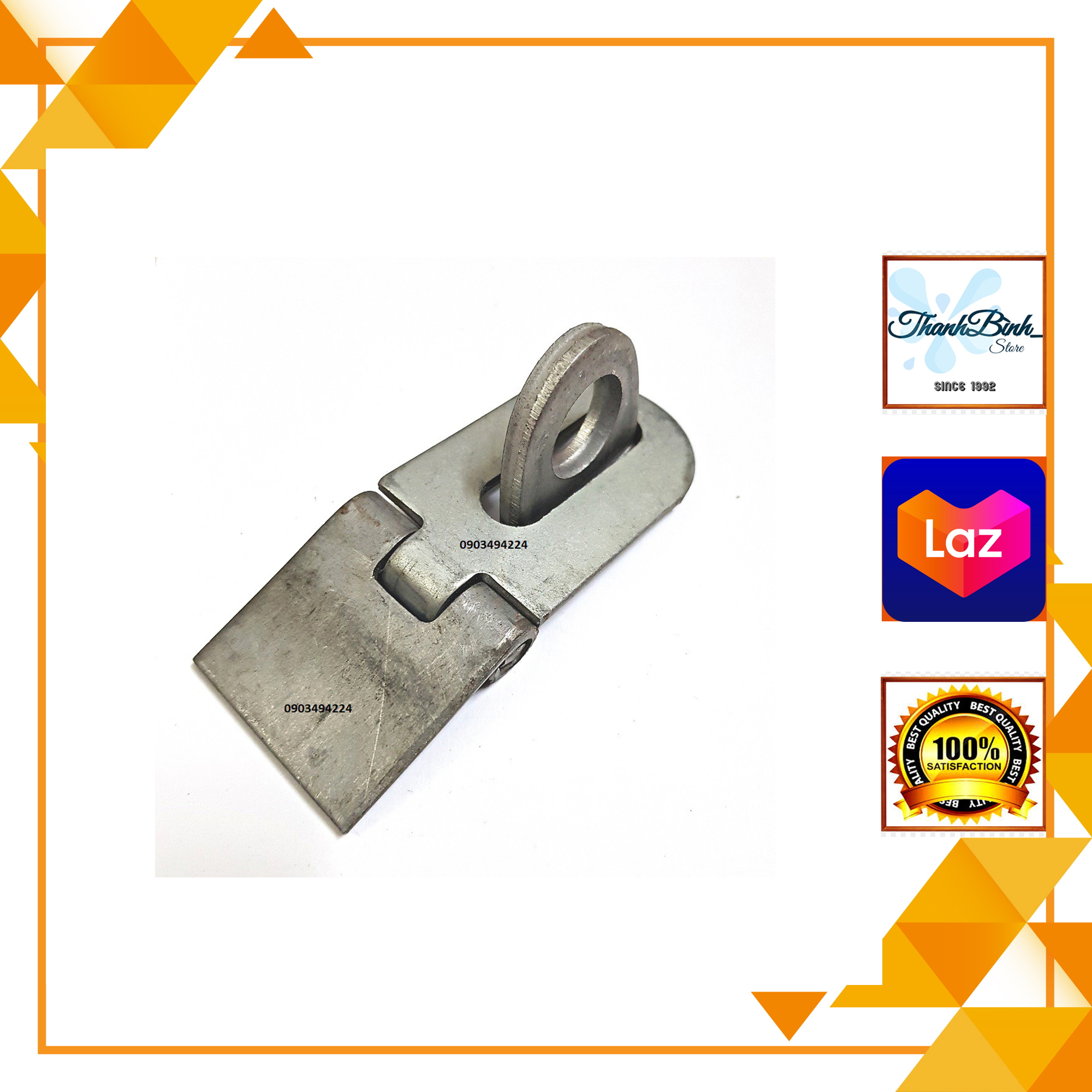 Bộ tai lật cửa xếp- bằng sắt