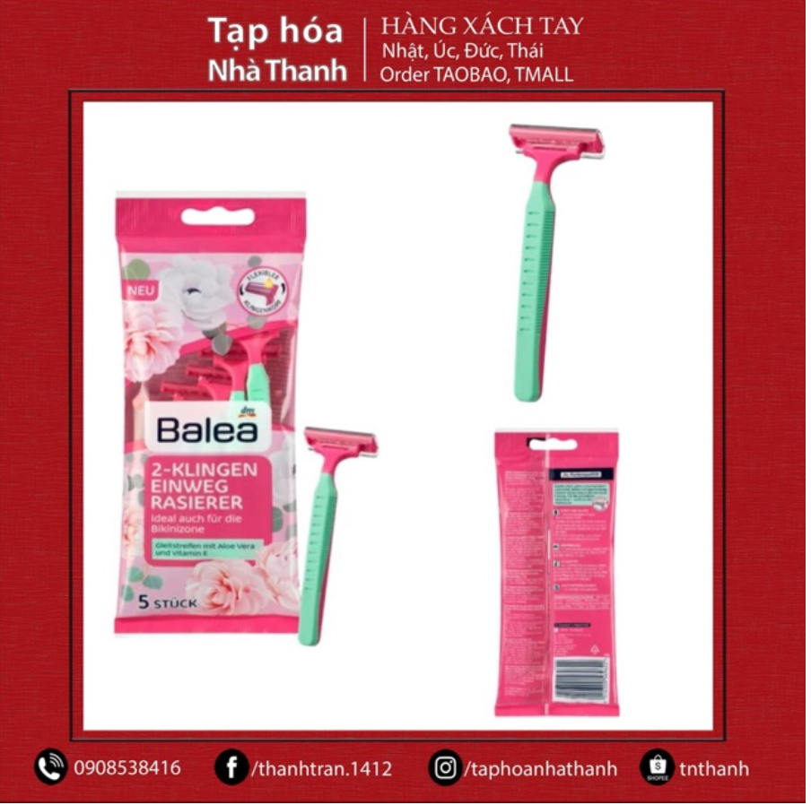Dao cạo lưỡi kép Balea nội địa Đức