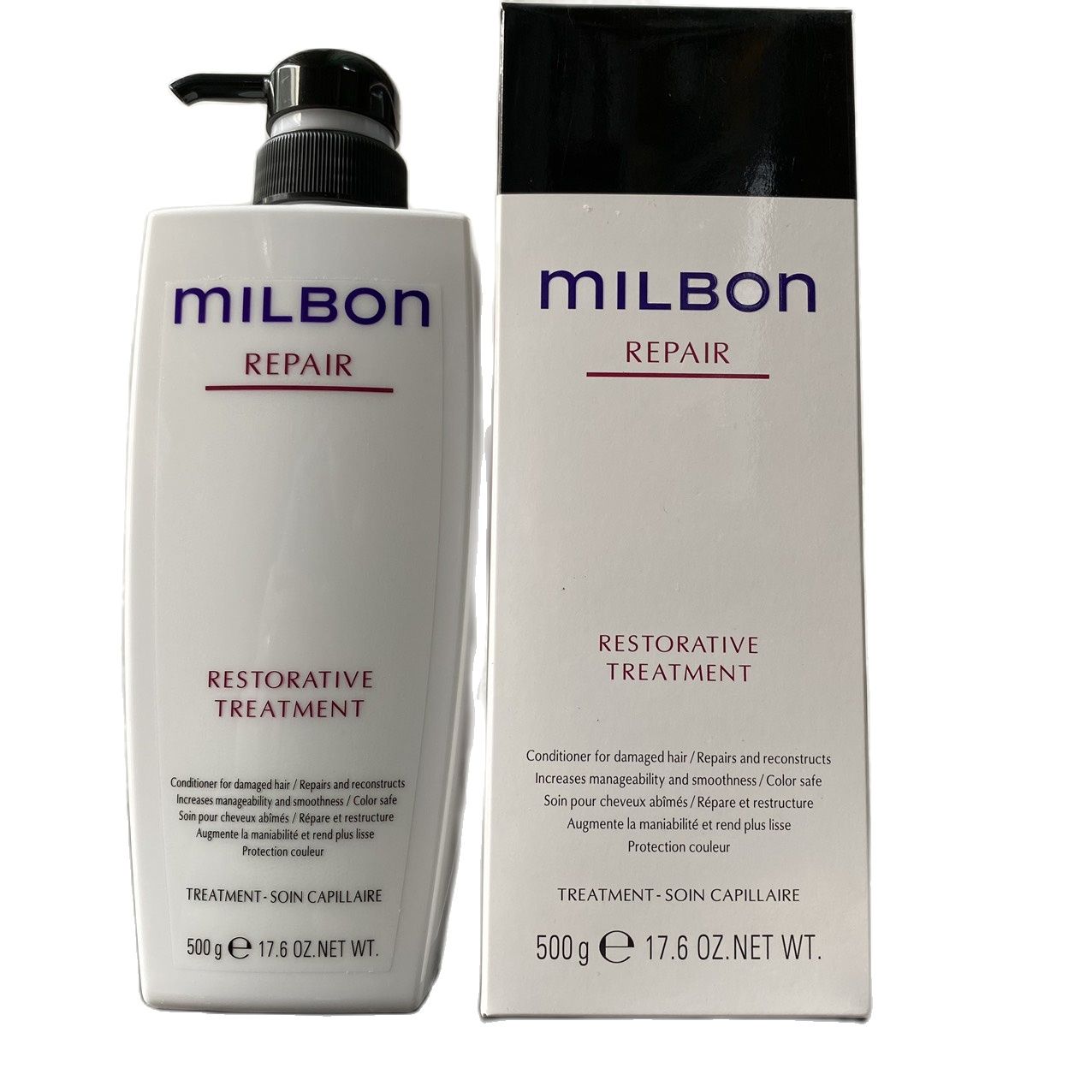 Dầu Xả Phục Hồi Tóc Yếu Và Hư Tổn Milbon Repair Restorative 500ml và 200ml