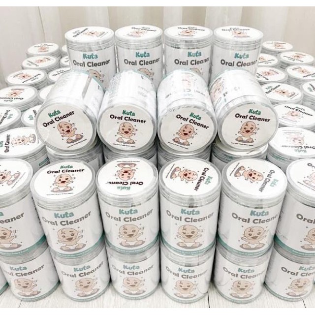 Gạc vệ sinh lưỡi và khoang miệng Kuta hộp 30 chiếc xuất Hàn sử dụng cho bé từ sơ sinh đến 24 tháng