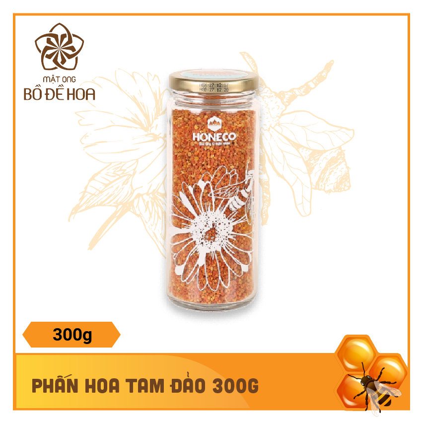 Phấn hoa tam đảo 300g - 100% mật ong nguyên chất