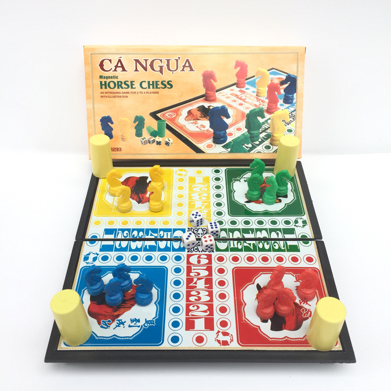 Bàn Cờ Cá Ngựa Lớn Và Cờ LHT TCNLCC. Bàn cờ tỉ phú cao cấp. Trò chơi truyền thống. Bàn cờ. Trò chơi tương tác. Giao hàng toàn quốc. Giảm giá khuyến mãi