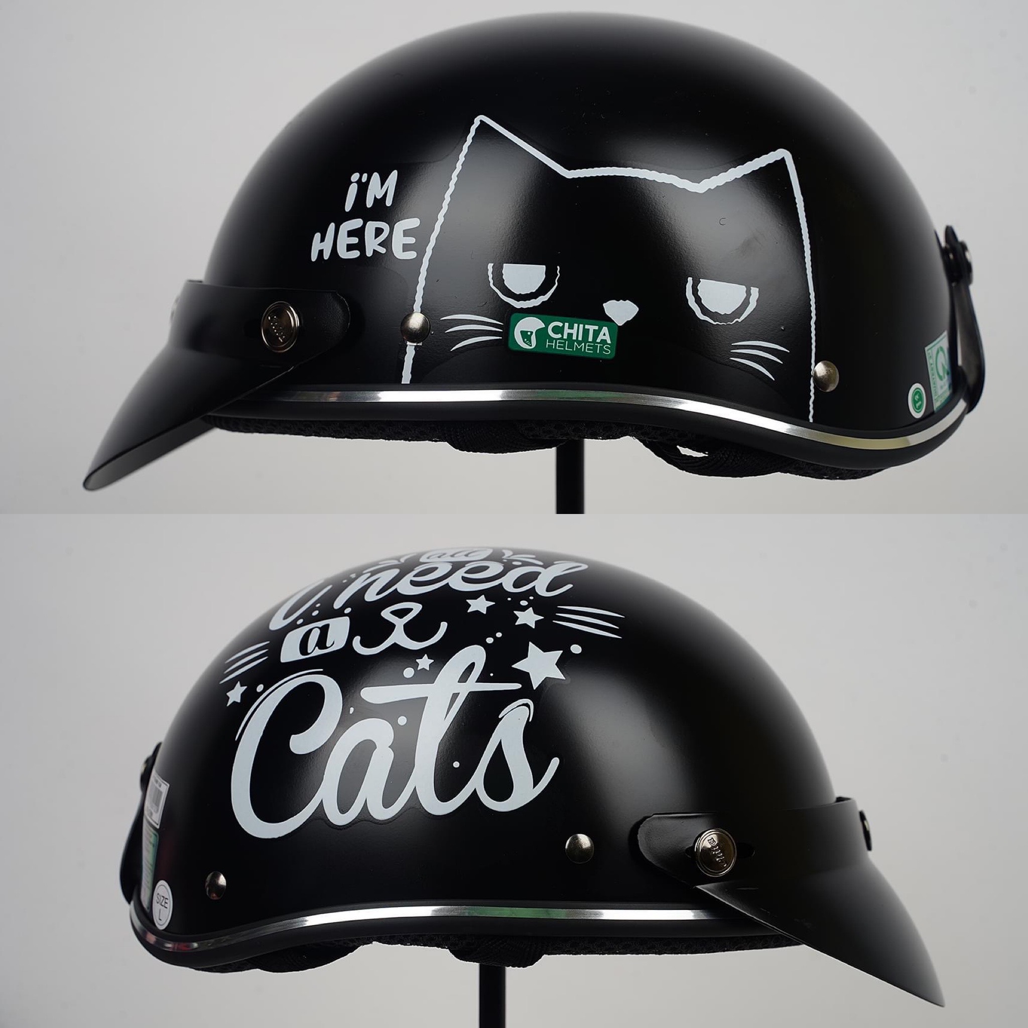 Mũ bảo hiểm 1/2 đầu chita helmets