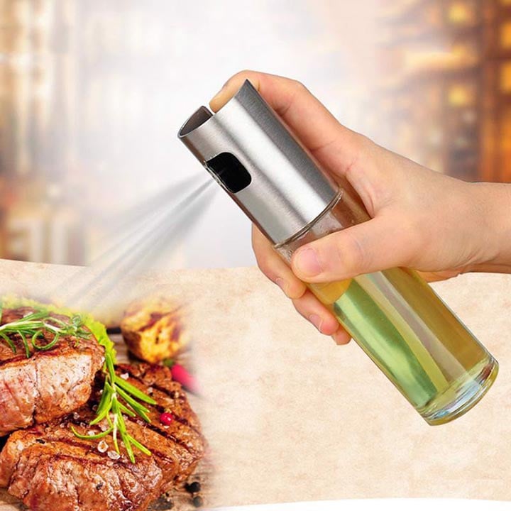 Bình xịt dầu ăn dạng phun sương, dung tích 100ml, thiết kế dễ sử dụng, tiện lợi, titm39