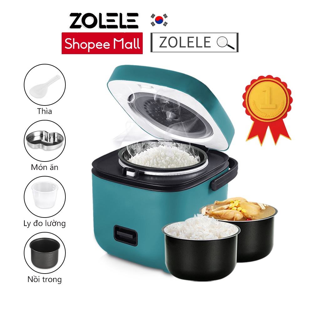 Nồi cơm điện mini zolele zb001 1.2l