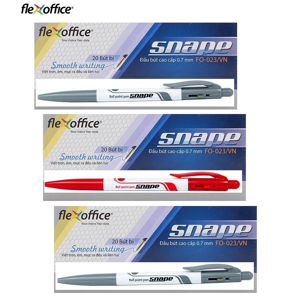 Bút bi Thiên Long Flexoffice FO-023 ngòi 0.7mm